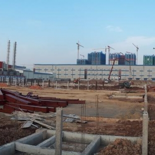 Cập nhật tiến độ thi công Dự án Nhà máy cơ khí SONG THỊNH tháng 5.2021