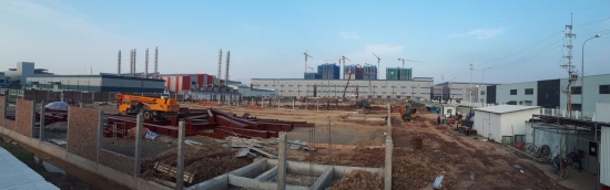 Cập nhật tiến độ thi công Dự án Nhà máy cơ khí SONG THỊNH tháng 5.2021